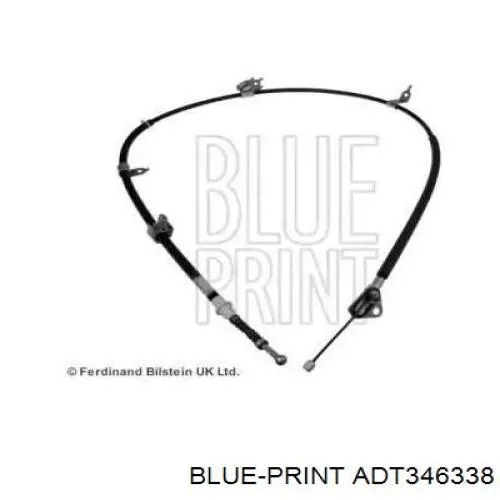 Задний правый трос ручника ADT346338 Blue Print