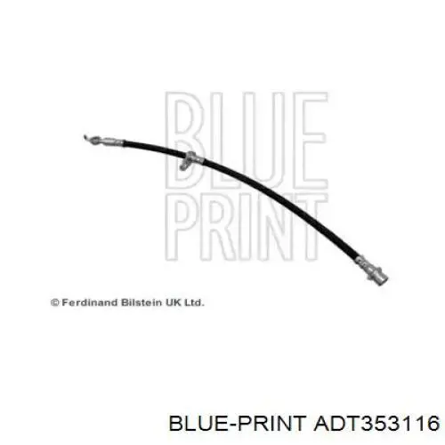 Шланг тормозной передний левый ADT353116 Blue Print