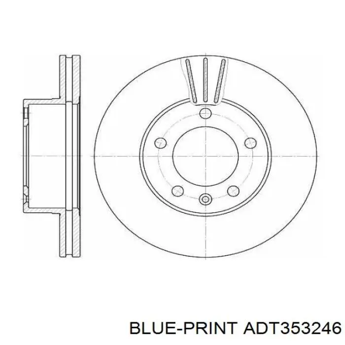 Тормозной шланг Blue Print ADT353246 цена, от 9.19 USD