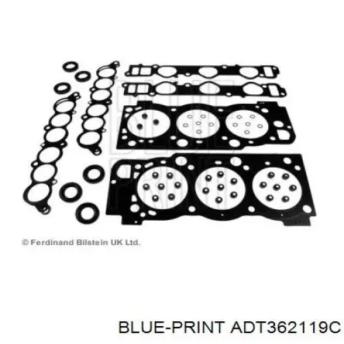 Верхний комплект прокладок двигателя 411262110 Toyota