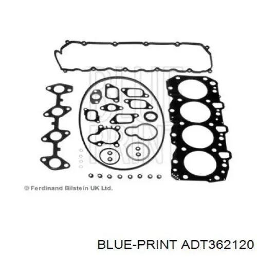 Верхний комплект прокладок двигателя ADT362120 Blue Print