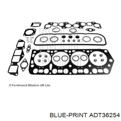 Верхний комплект прокладок двигателя ADT36254 Blue Print