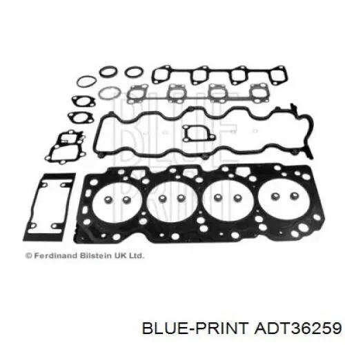 Верхний комплект прокладок двигателя ADT36259 Blue Print