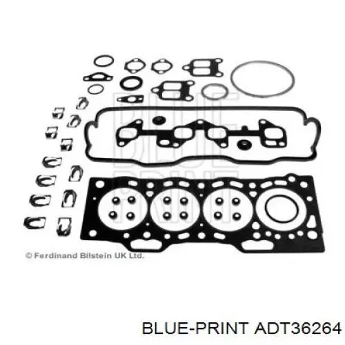 Верхний комплект прокладок двигателя ADT36264 Blue Print