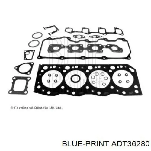 Верхний комплект прокладок двигателя ADT36280 Blue Print