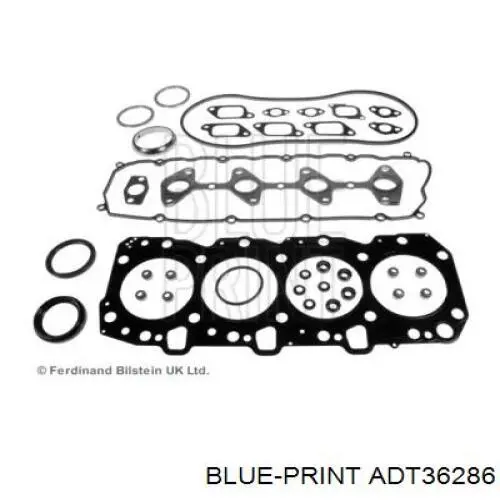 Верхний комплект прокладок двигателя ADT36286 Blue Print