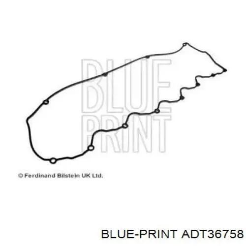 Прокладка клапанной крышки ADT36758 Blue Print