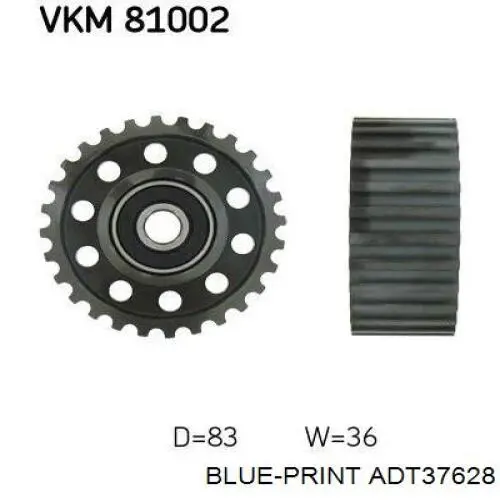 Паразитный ролик ГРМ ZA62TB0813B01BEA7L5 NSK