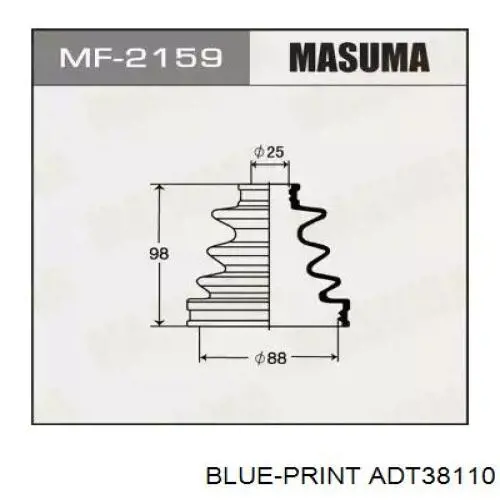 MFS2149 Masuma Пыльник шарнира привода