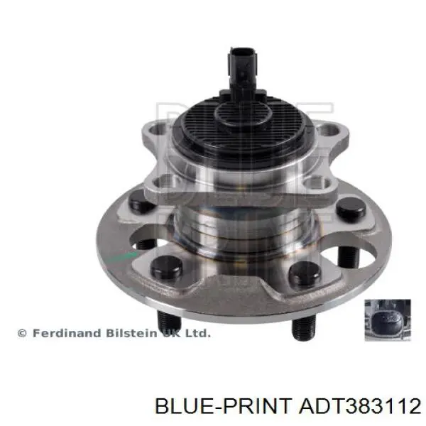 Ступица задняя ADT383112 Blue Print