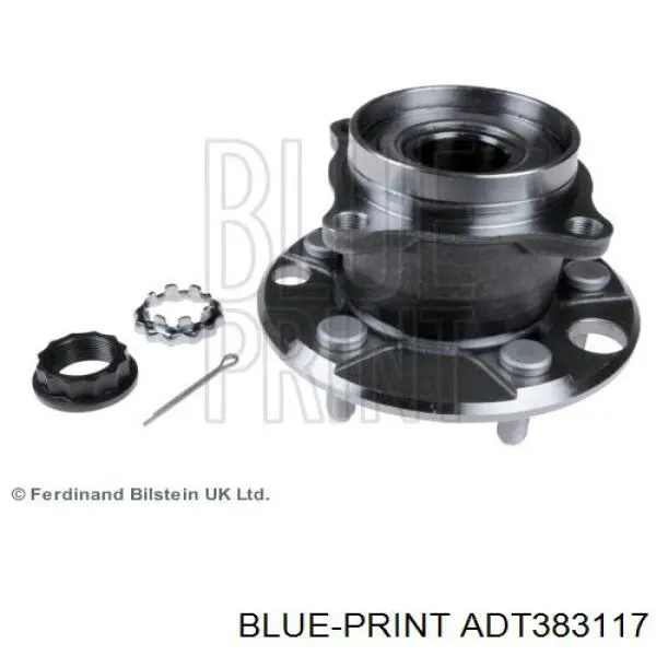 Ступица задняя ADT383117 Blue Print