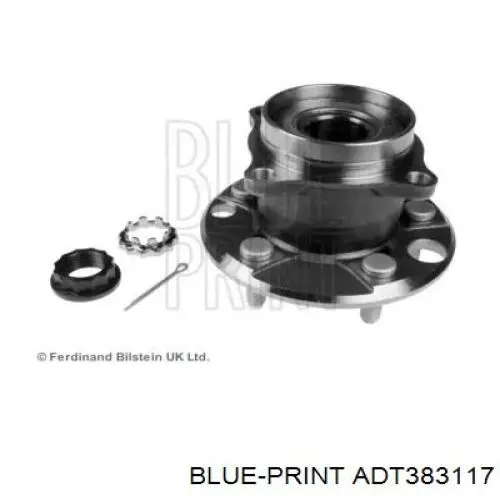 Задняя ступица ADT383117 Blue Print