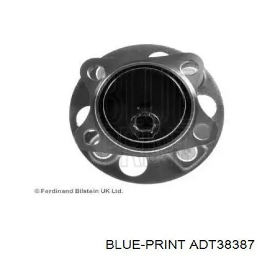 Cubo de rueda trasero ADT38387 Blue Print