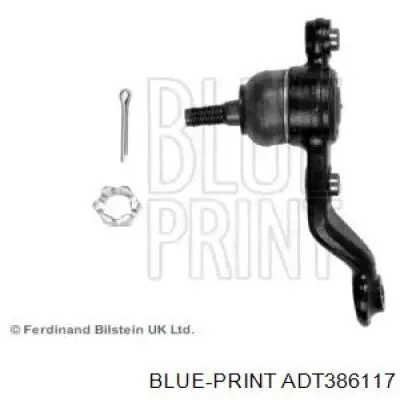 Нижняя левая шаровая опора ADT386117 Blue Print