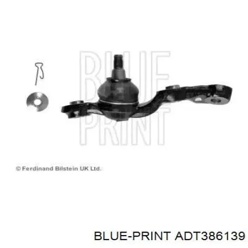 Нижняя левая шаровая опора ADT386139 Blue Print