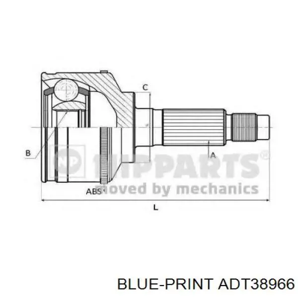 Граната колесная Blue Print ADT38966 цена, от 26.05 USD