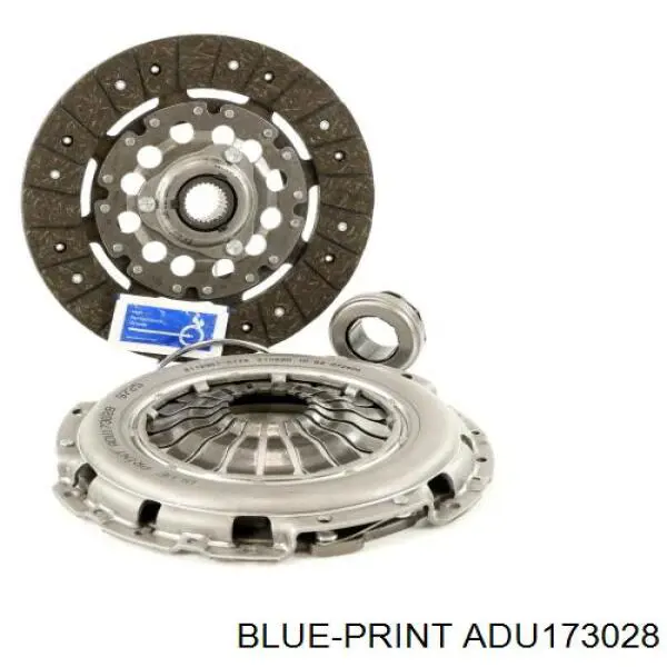 Купить ADU173028 Blue Print Комплект сцепления (диск, корзина, подшипник)