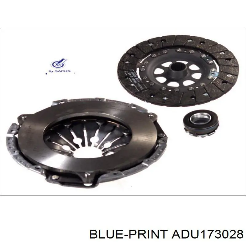 Комплект сцепления (3 части) Blue Print ADU173028 цена, от 130.82 USD