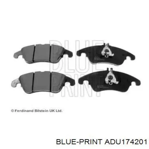 Купить ADU174201 Blue Print Колодки тормозные