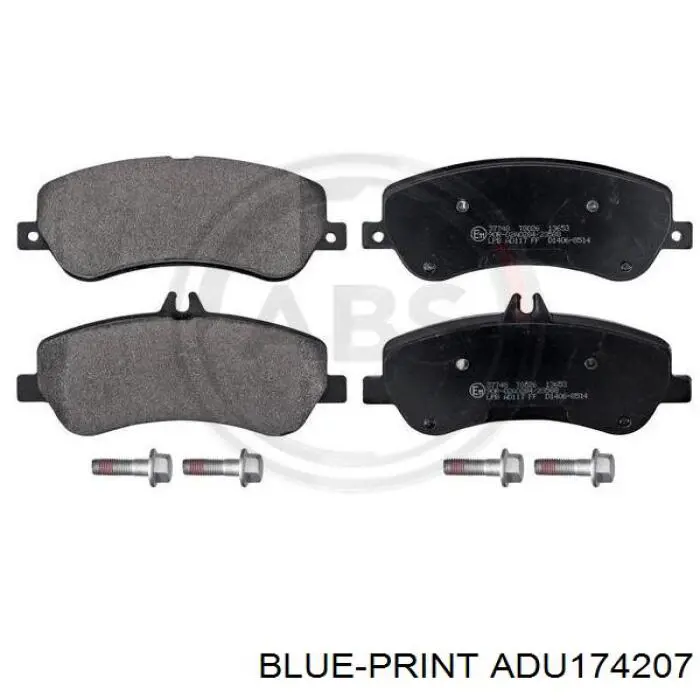Передние тормозные колодки A007420742090 Mercedes