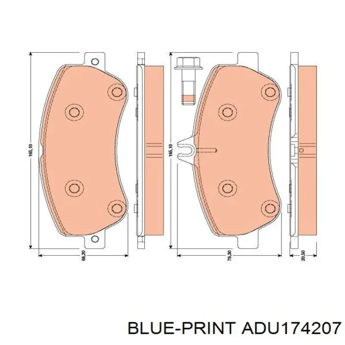 Купить A007420742090 Mercedes Колодки тормозные