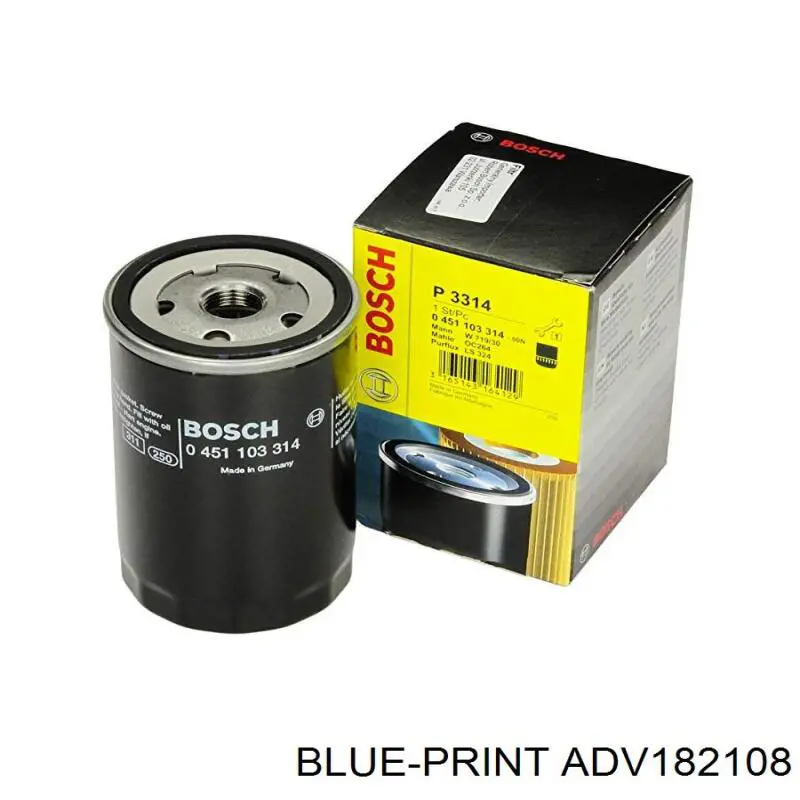 ADV182108 Blue Print Масляный фильтр двигателя