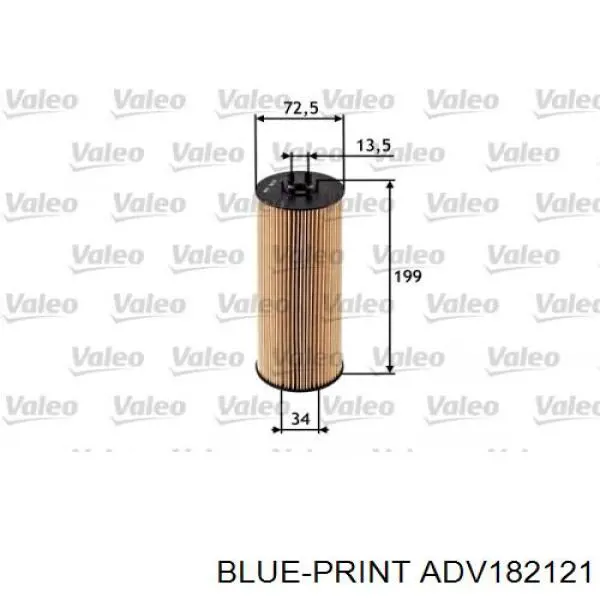 Купить ADV182121 Blue Print Фильтр центробежный очистки масла