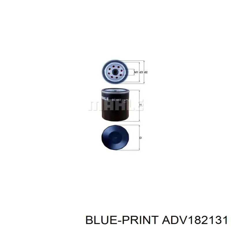 Масляный фильтр ADV182131 Blue Print