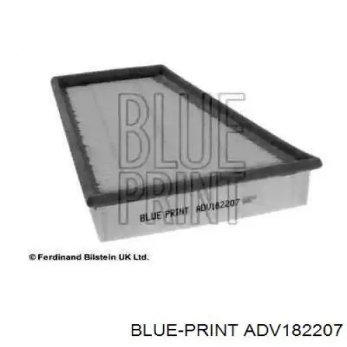 Воздушный фильтр ADV182207 Blue Print