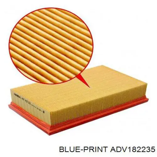 Воздушный фильтр ADV182235 Blue Print