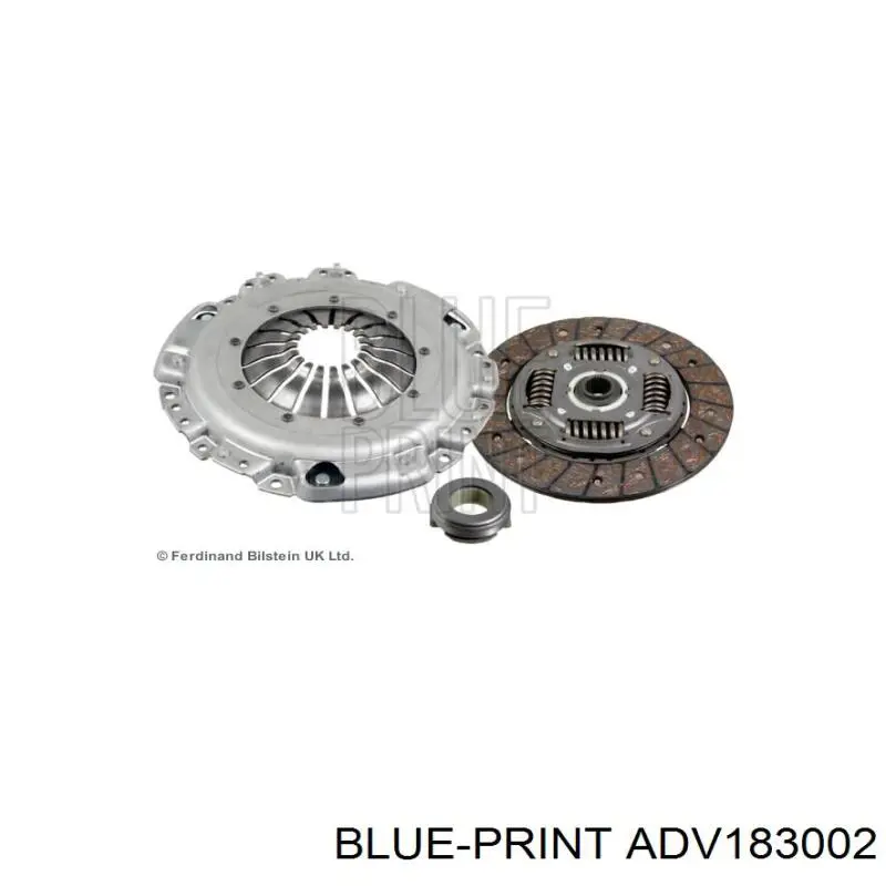 Купить ADV183002 Blue Print Комплект сцепления (диск, корзина, подшипник)