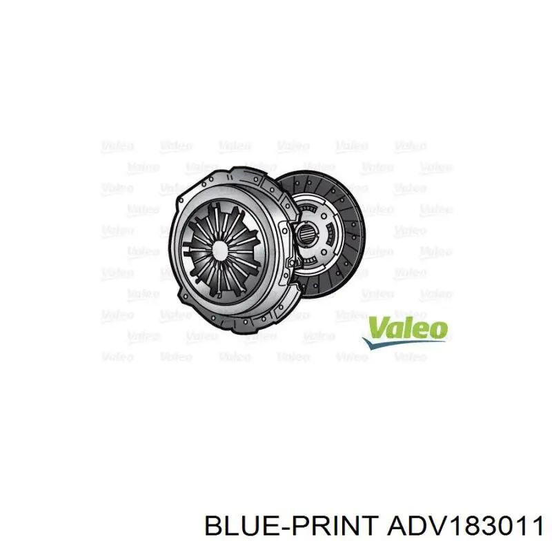 Комплект сцепления (3 части) Blue Print ADV183011 цена, от 92.16 USD