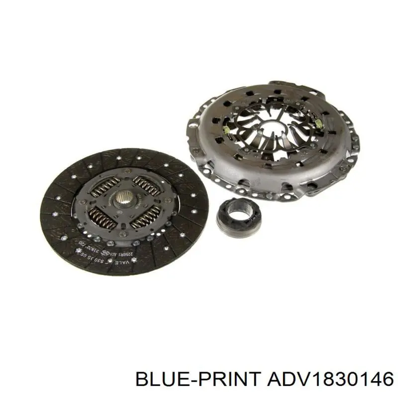 Комплект сцепления (3 части) Blue Print ADV1830146 цена, от 181.18 USD