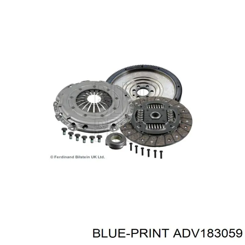 Купить ADV183059 Blue Print Комплект сцепления (диск, корзина, подшипник)
