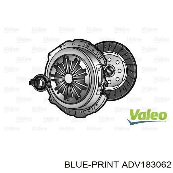 Купить ADV183062 Blue Print Комплект сцепления (диск, корзина, подшипник)