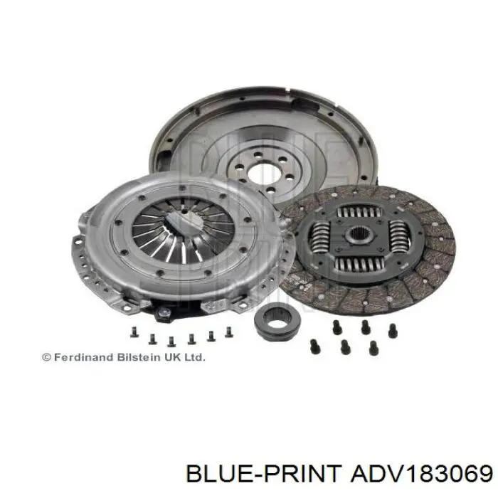 Комплект сцепления (3 части) Blue Print ADV183069 цена, от 374.43 USD