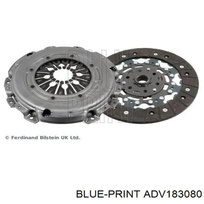 Купить ADV183080 Blue Print Комплект сцепления (диск, корзина, подшипник)