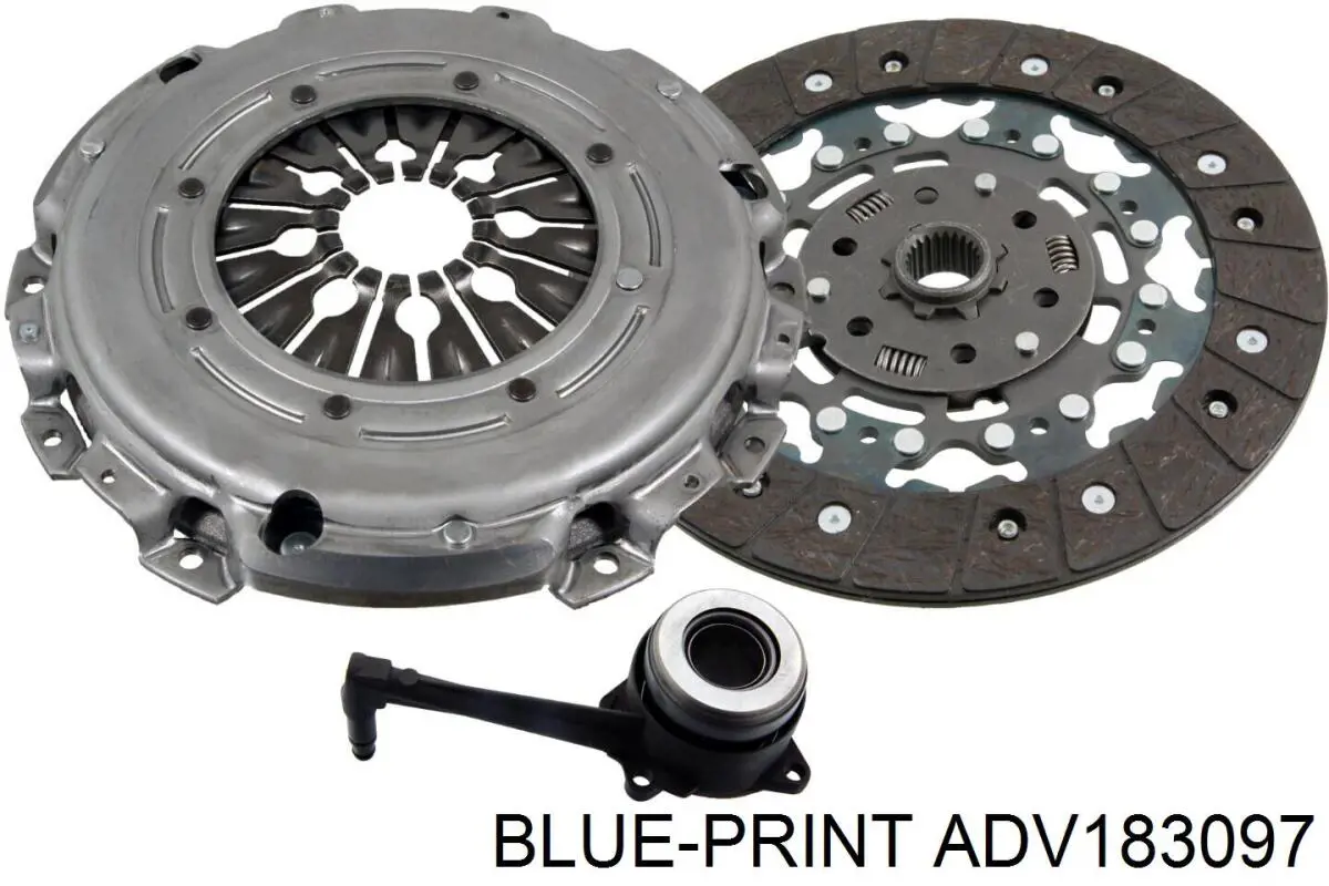 Комплект сцепления (3 части) Blue Print ADV183097 цена, от 236.83 USD
