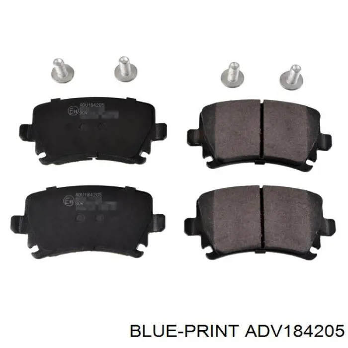 Колодки дисковые  Blue Print ADV184205 цена, от 20.86 USD
