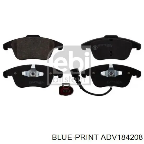 Купить ADV184208 Blue Print Колодки тормозные