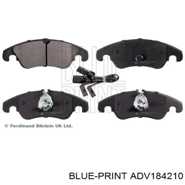 Передние тормозные колодки ADV184210 Blue Print