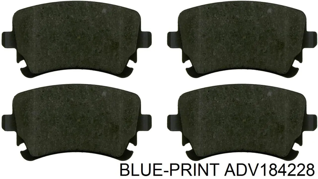 ADV184228 Blue Print Колодки тормозные дисковые комплект