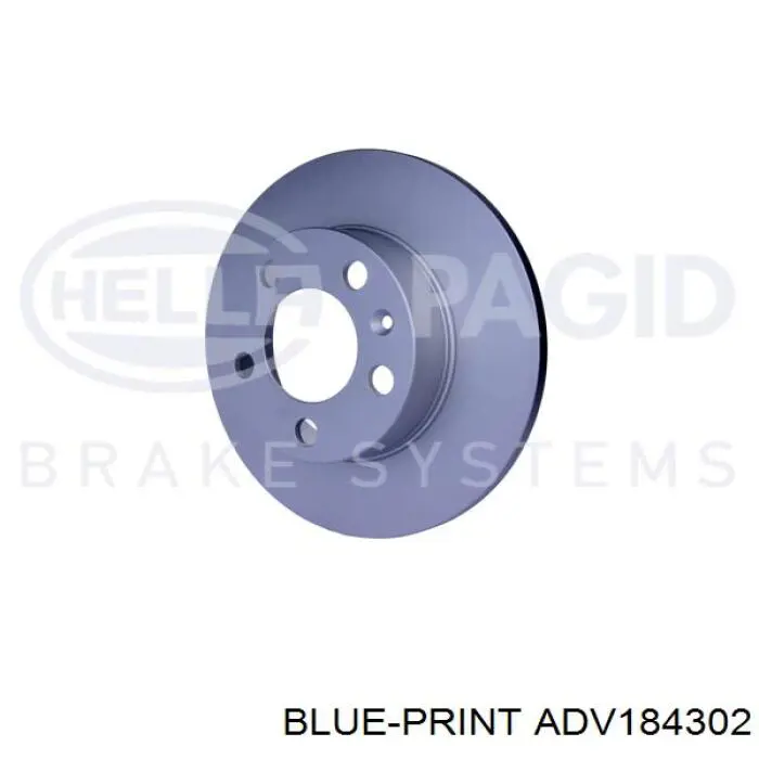 Задний тормозной диск Blue Print ADV184302 цена, от 17.39 USD