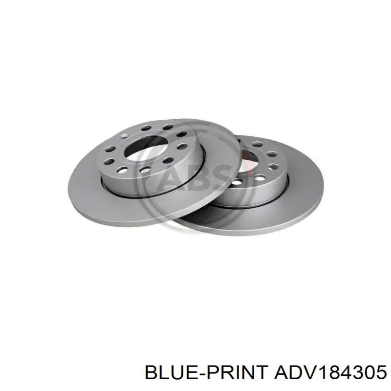 Задний дисковый тормоз Blue Print ADV184305