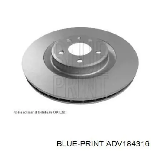 Передние тормозные диски ADV184316 Blue Print