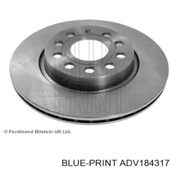 Передние тормозные диски ADV184317 Blue Print