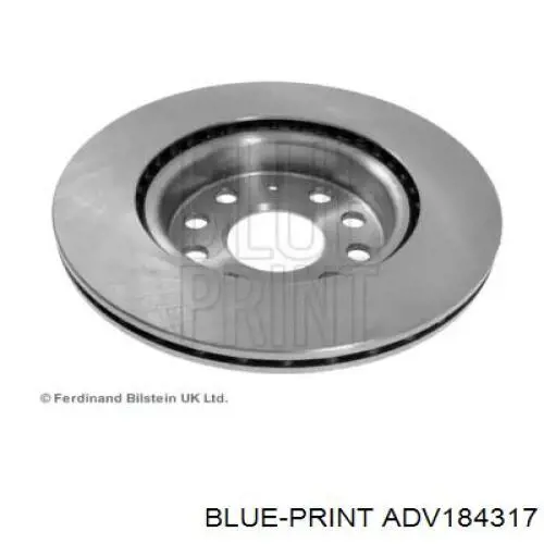ADV184317 Blue Print Диск тормозной передний
