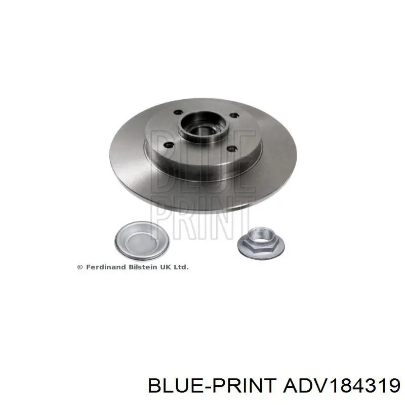 Передний тормозной диск Blue Print ADV184319