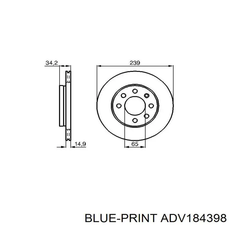 Купить DDF1161C Ferodo Ротор тормозной