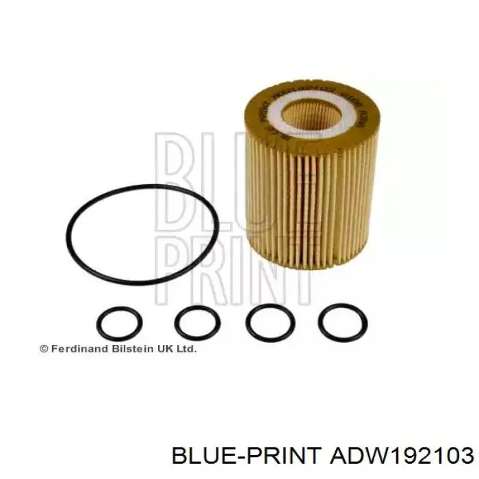 Масляный фильтр ADW192103 Blue Print